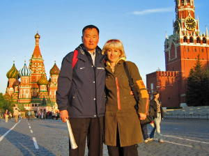 David and Marina met in Moscow