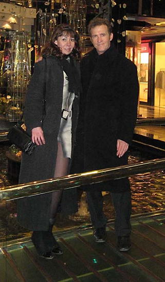 Charles McNeill and Alla  Nikiforova in Moscow