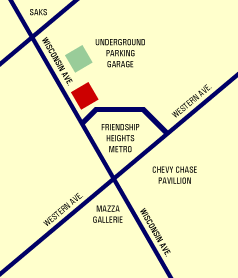 Clyde's of Chevy Chase map